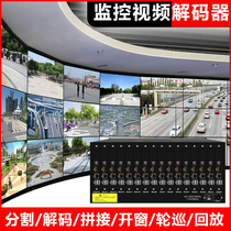 h265 high-definition video decoder network monitoring decoding matrix 4K digital picture segmentation compatible with Haikang Dahua