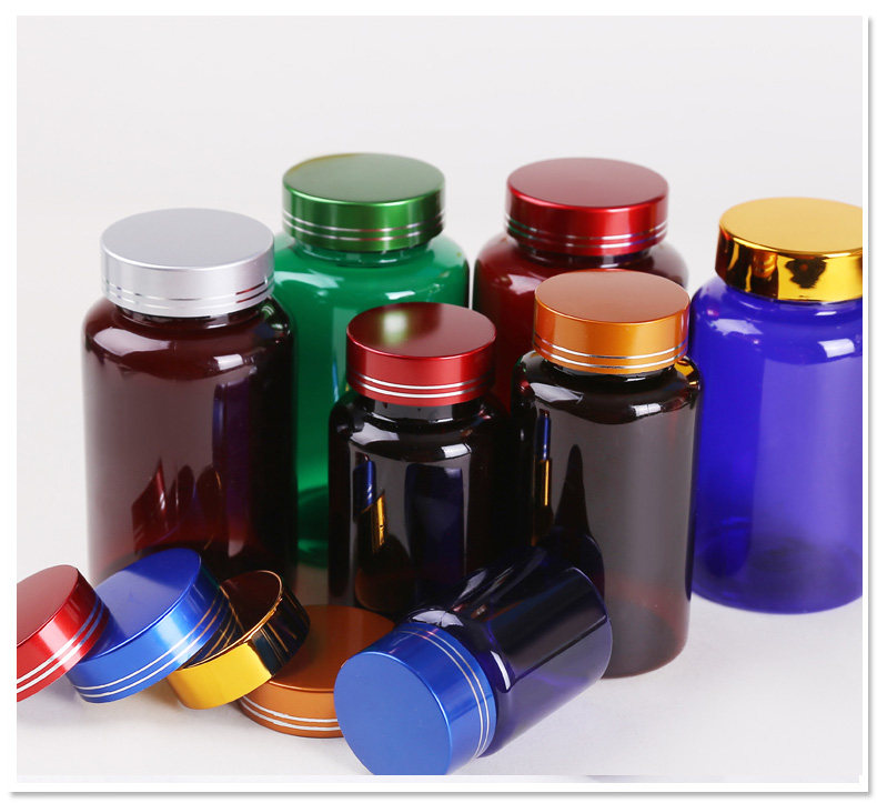 保健品瓶胶囊瓶粉末样品分装小药瓶密封大口带盖塑料空瓶蓝绿茶色,淘宝优惠券,粉丝福利购,淘宝优惠卷