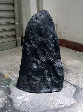 玻璃钢仿真石头枯山水造景园林假黑山石户外庭院落地装饰艺石摆件