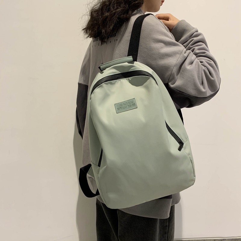 女大学生简约森系ins风韩版双肩包 佰利老人箱包双肩背包