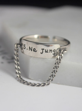 纯银活口指环欧美个性夸张韩潮