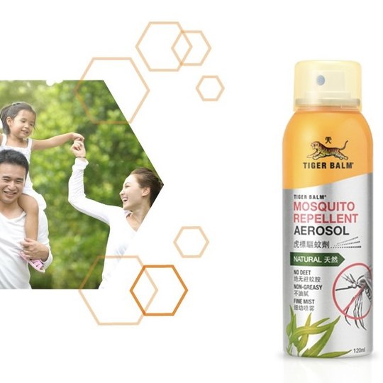 现货泰国进口驱蚊虎标驱蚊剂身体驱蚊液防蚊喷雾随身便携120ml