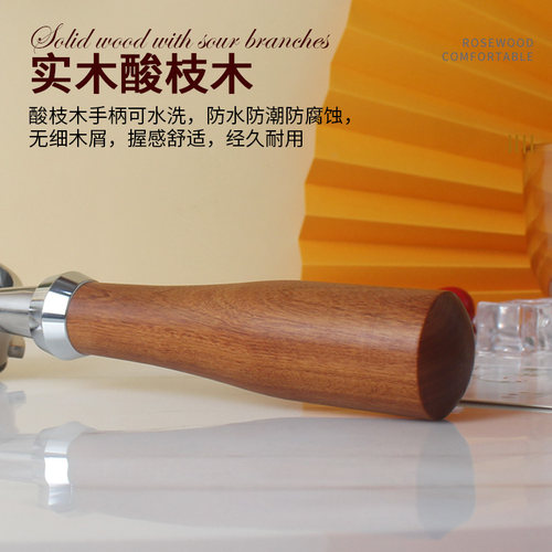 咖啡机无底手柄54mm实木把手Breville铂富BES870/878/879/880通用 - 图2