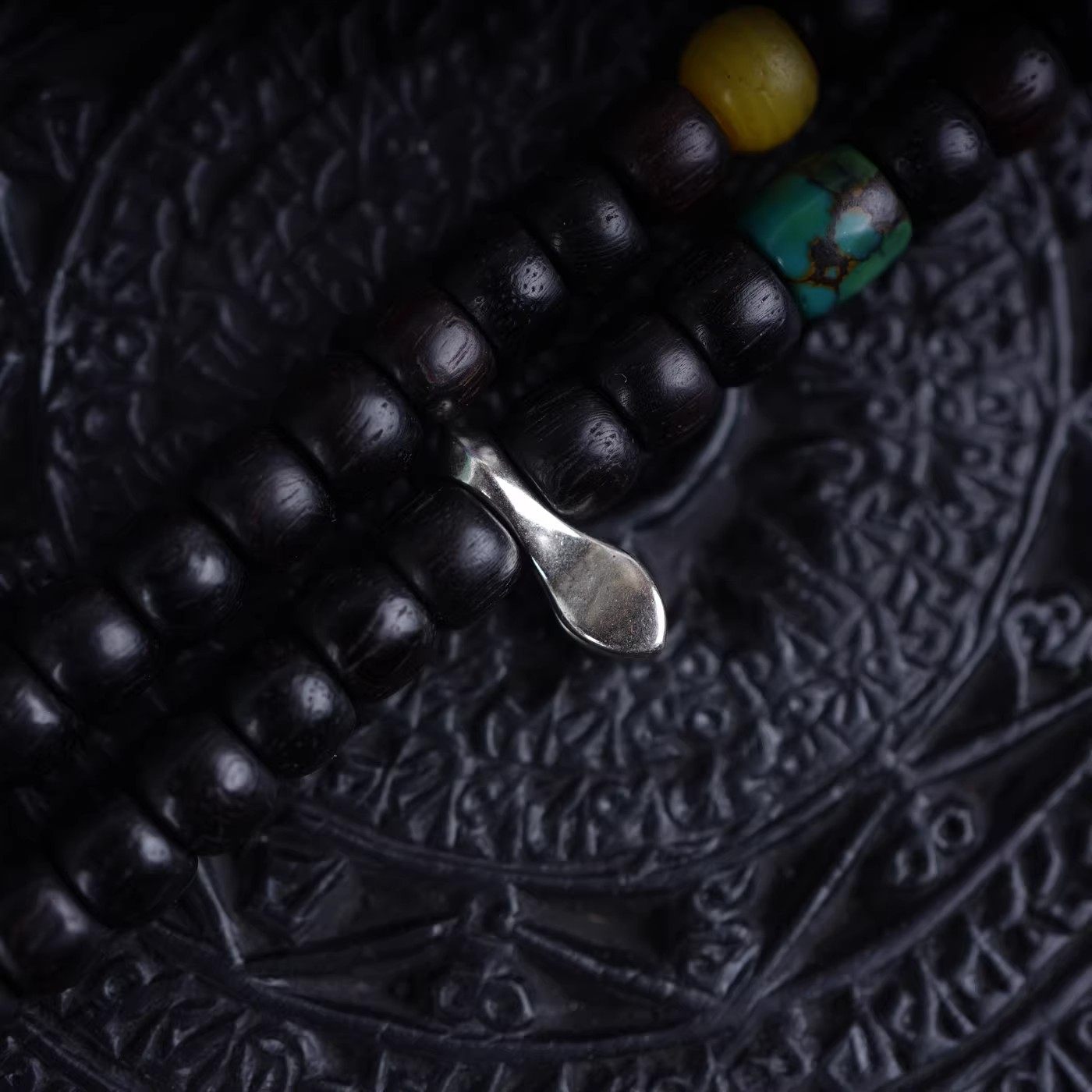 S925纯银藏式素面卡子记数挂侧挂百香籽手串文玩配饰DIY配件百搭,淘宝优惠券,粉丝福利购,淘宝优惠卷