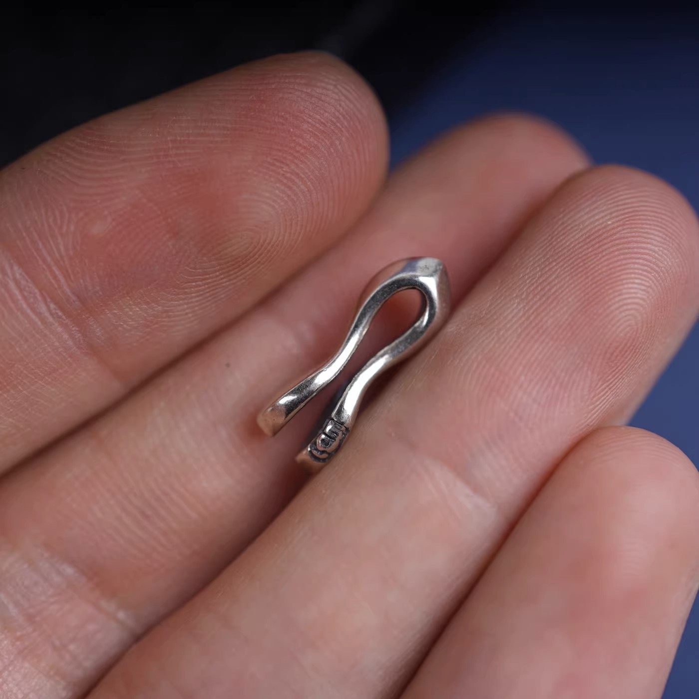 S925纯银藏式素面卡子记数挂侧挂百香籽手串文玩配饰DIY配件百搭,淘宝优惠券,粉丝福利购,淘宝优惠卷