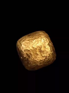 手工锤纹镀金顶珠腰珠文玩散珠