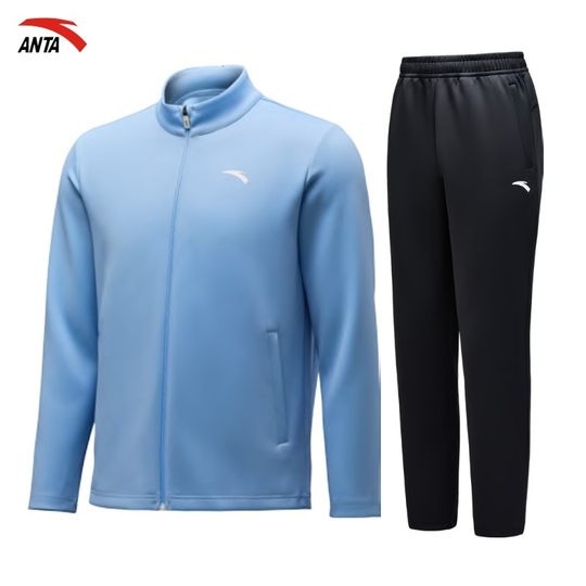 安踏24秋季运动套装男赞助国家队防风针织速干外套452410212