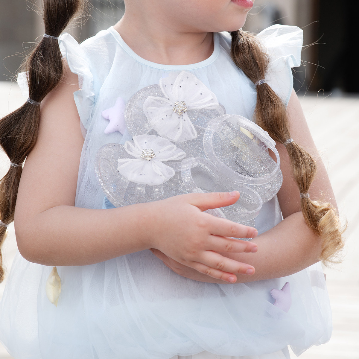 戴维贝拉儿童凉鞋2026夏季新款女童宝宝透明公主鞋露趾蝴蝶结鞋子,淘宝优惠券,粉丝福利购,淘宝优惠卷