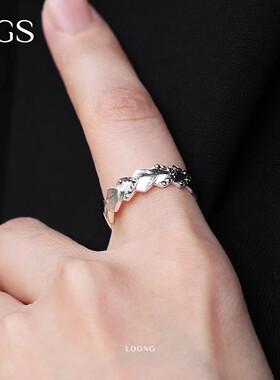 MGS/曼古银S925银戒指精致指环