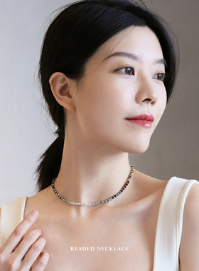 MGS/曼古银银女轻奢简约项链