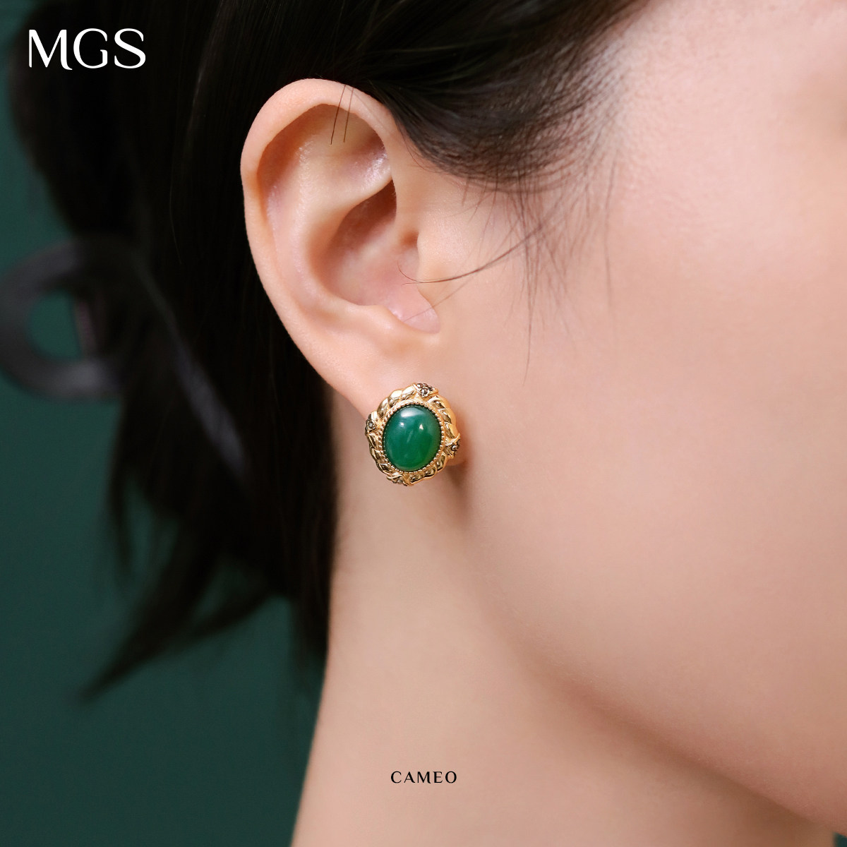 MGS/曼古银卡梅奥美人系列法式轻奢原创小众设计耳环简约高级,淘宝优惠券,粉丝福利购,淘宝优惠卷