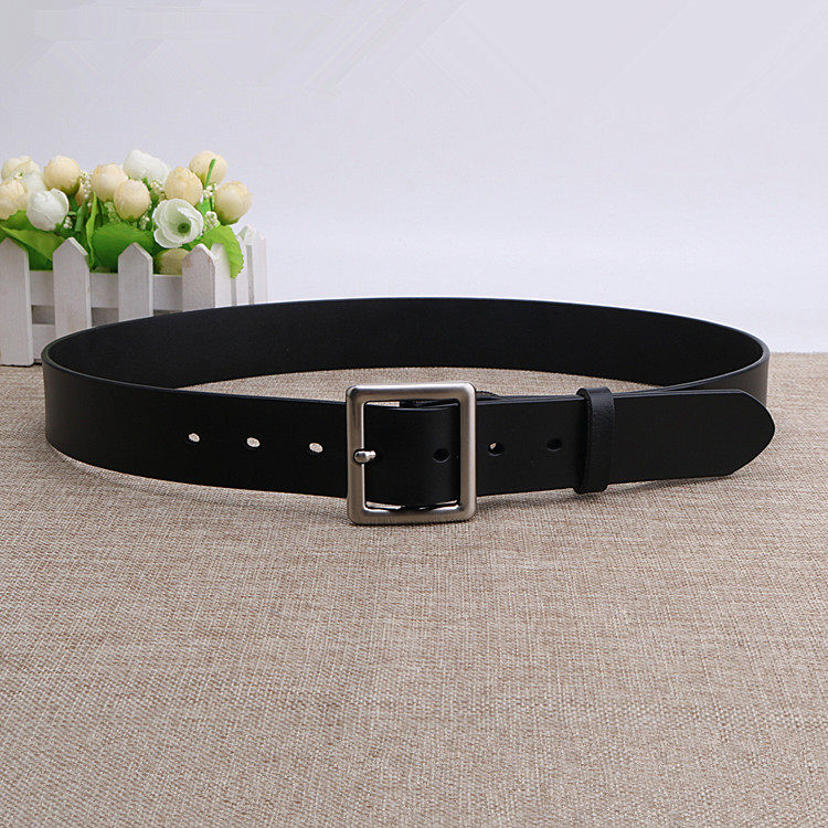 韩版宽腰带女士新款方扣皮带学生时尚流行裤带子复古百搭针扣牛皮,淘宝优惠券,粉丝福利购,淘宝优惠卷