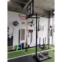Adult Lift Basket Ball Rack Throw Basketball Frame Basket Ring Rebounds With Wheel Adjustable Height Hand Lift Basket Ball Rack