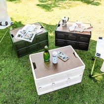 Outdoor Camping Containing box on-board trunk Box Car Tailbox Wild Camping Picnic folding box Automotive storage box