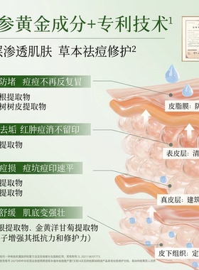 【瀚御堂苦参黄芩】草本祛痘膏