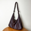 Genuine leather women's bag cowhide hobo bag shoulder bag crossbody bag
