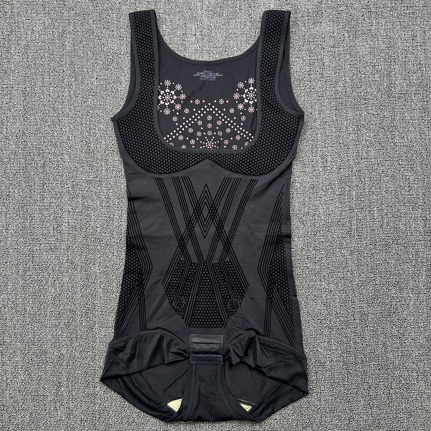 紫秀正品专柜魔提臀6014三角挂扣收腹收腰6015开档平角塑身连体衣 - 图3