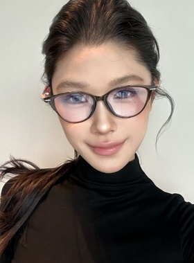 新款超轻韩版猫眼老花镜