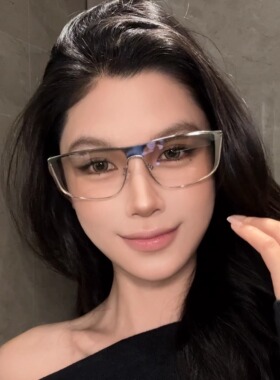 老钱风银边显瘦大框遮阳太阳镜