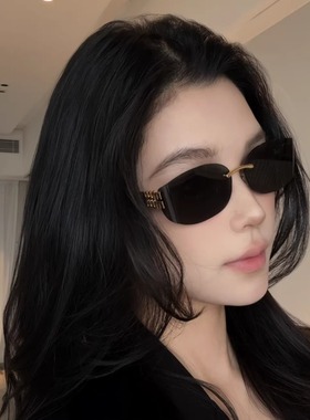 弗瑞姆无框切边防晒太阳镜