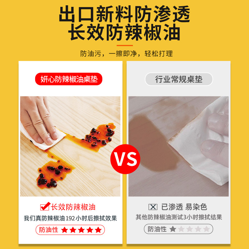 透明餐桌垫pvc塑料桌布防水防油防烫免洗水晶板软玻璃桌面保护垫