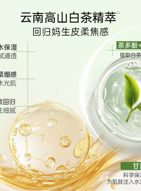 【王俊凯同款】植物医生高山白茶奶皮补水免洗保湿面膜官方正品