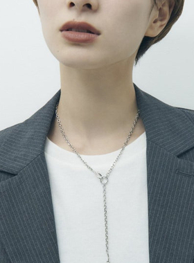 不锈钢项链简约时尚链子和钩子