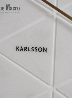 karlsson原装进口大理石创意时钟