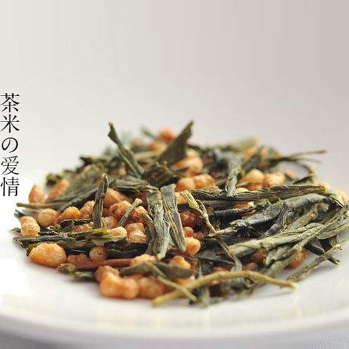 玄米绿茶玄米茶日式玄米煎茶蒸清绿茶三角袋寿司店酒店用出口日本 - 图3