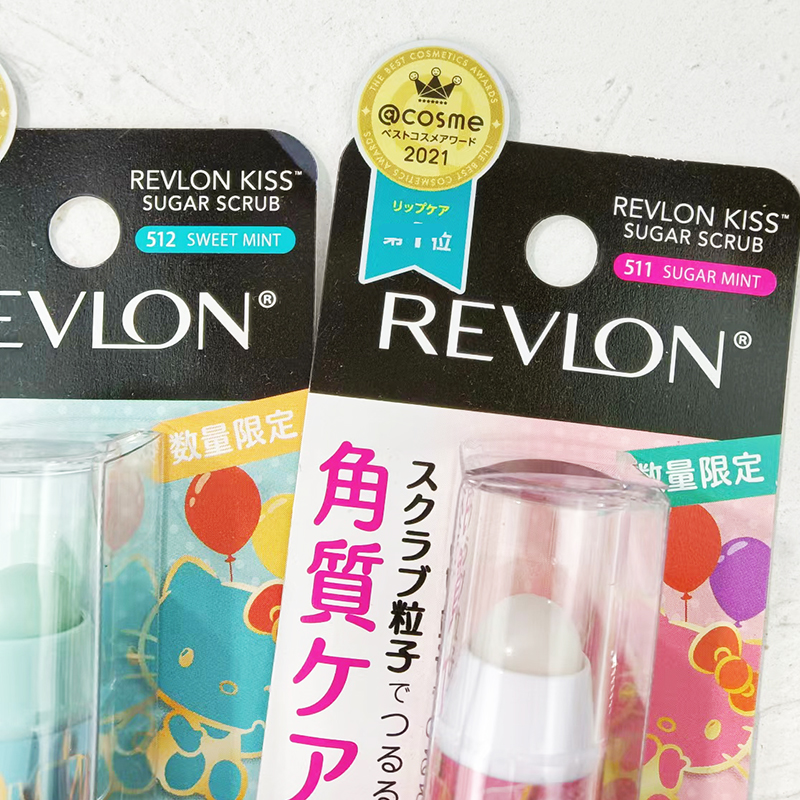 日本REVLON露华浓kitty皮卡丘限定唇部砂糖去角质磨砂润唇膏保湿 - 图2