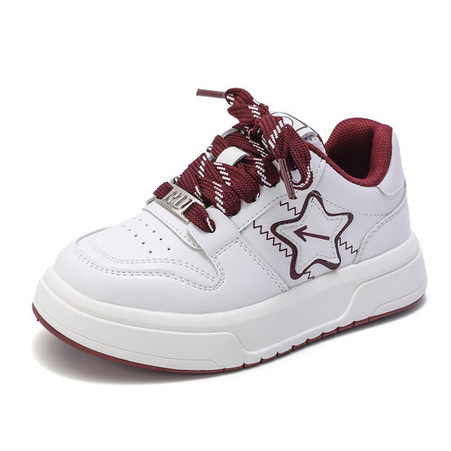 红蜻蜓女童鞋2025夏季新款时尚百搭轻便舒适透气儿童休闲运动板鞋 - 图0