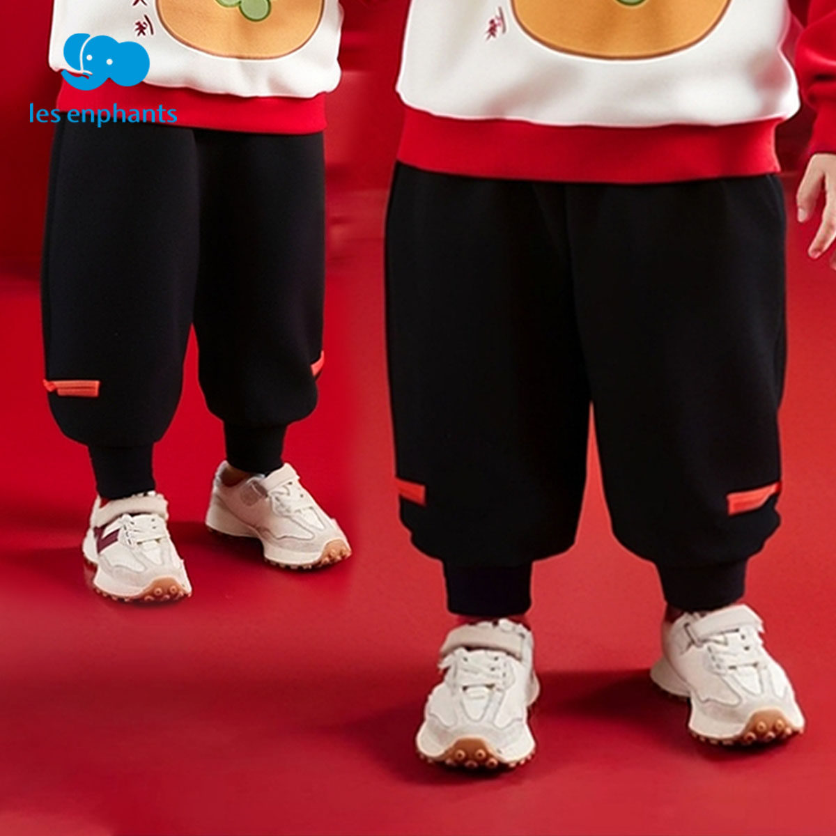 丽婴房儿童加绒卫裤冬季年款新中式男 女童长裤外出中小童保暖裤,淘宝优惠券,粉丝福利购,淘宝优惠卷