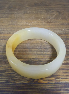 10020号 新疆克拉玛依金丝玉轮胎手镯 内径60.5mm