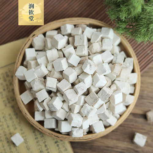 精选白茯苓块中药材500克包邮 茯苓中心丁茯苓祛湿茶无硫茯苓土茯 - 图2