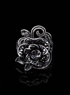 铜合金8号戒指 A080 时尚轻奢气质百搭优雅精致戒指