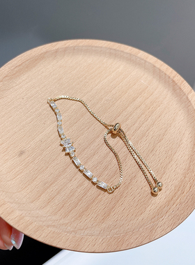 2件包邮韩国蝴蝶结女超闪高级感