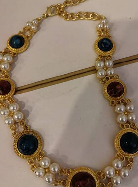 铜合金项链 A011轻奢时尚复古气质百搭项链