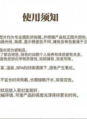 铜合金项链 S043 轻奢时尚百搭复古项链