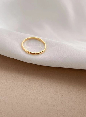 素圈戒指细圈百搭极简冷淡风