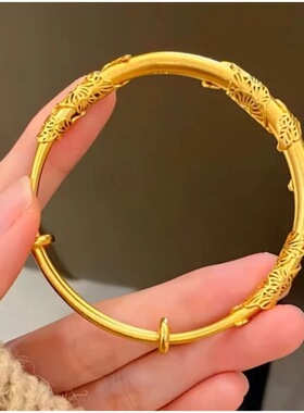铜合金手镯D019 时尚轻奢气质百搭优雅精致手镯