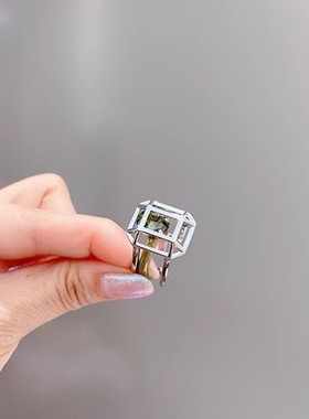 气质ins潮小众设计镂空食指