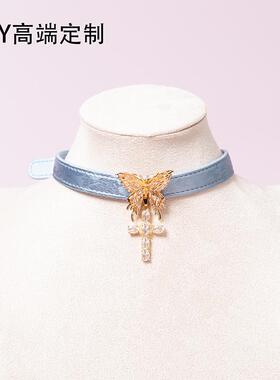 PUPPY蝴蝶结项圈项链k9