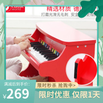 Can come to race small piano children wood home machinery can play toy kid baby early to teach the beginner puzzle