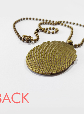 老挝国旗象征符号古铜色欧式吊坠