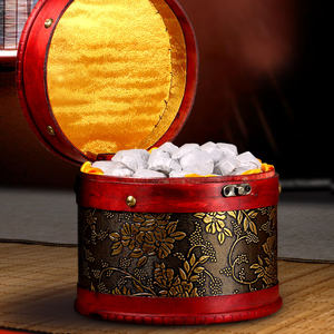 君享茶叶 普洱茶小坨茶陈年普洱熟茶小沱茶木桶礼盒装茶叶800克