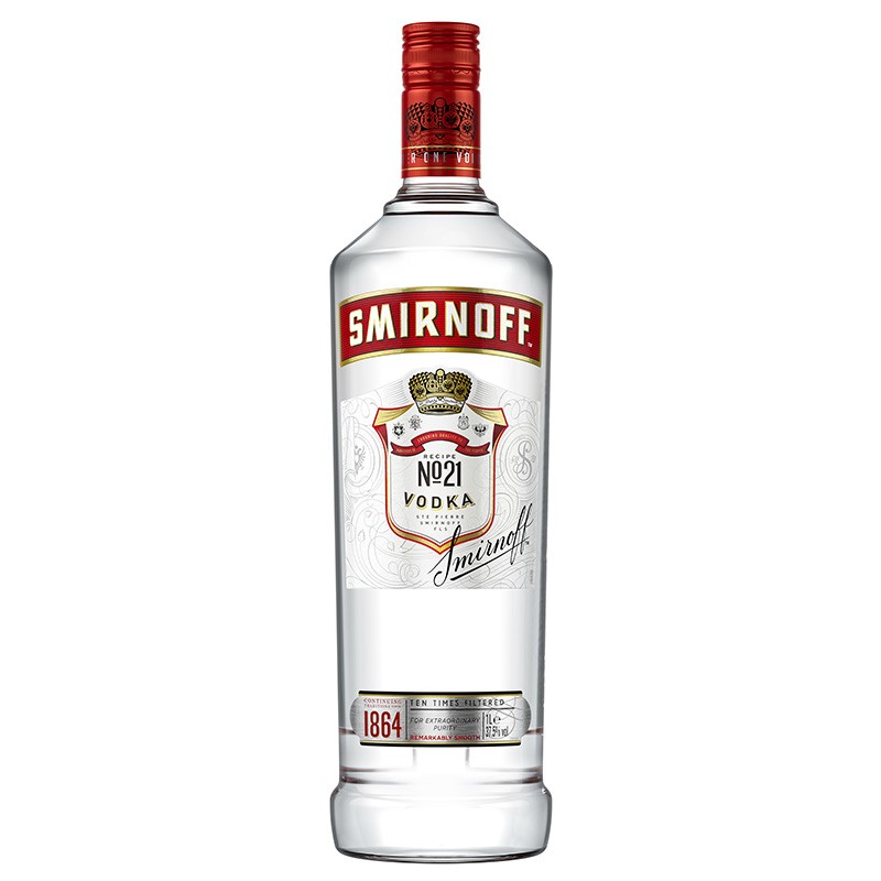 斯米诺伏特加红牌皇冠伏特加酒 SMIRNOFF 进口洋酒鸡尾酒调酒基酒 - 图3