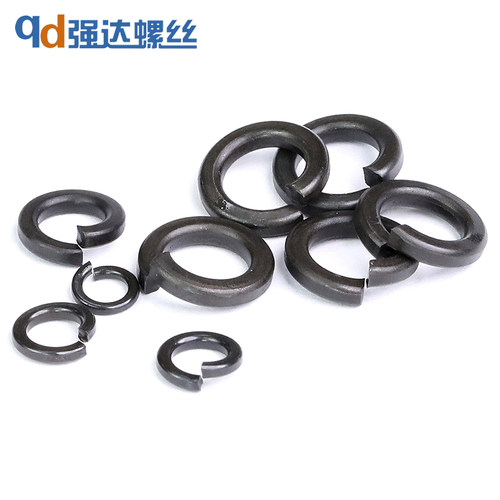 发黑加厚开口弹垫片加宽弹簧垫圈重型圆形M2M3M4M5M6M8M10M12-M45 - 图2