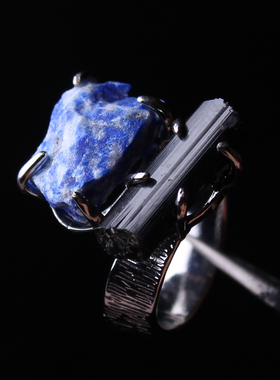 010一物一图个性独特天然水晶奇石戒指男女款指环随形原石矿标