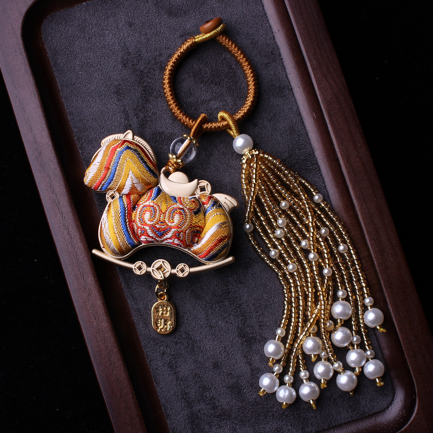 非遗宋锦成品双面小马包包压襟挂件流苏穗子旗袍汉服挂饰车钥匙坠,淘宝优惠券,粉丝福利购,淘宝优惠卷