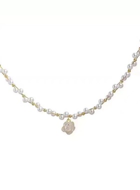 钛钢不掉色小蛮腰轻奢项链女夏网红小众设计感配饰锁骨链吊坠